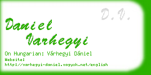 daniel varhegyi business card